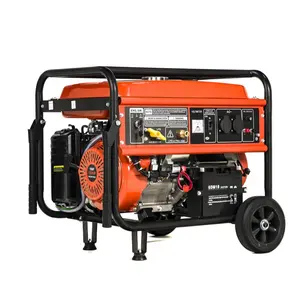 220V Single 3 phase Gasoline Generator 7.5kW Electric Gasoline 7500w Generator Petrol Powered