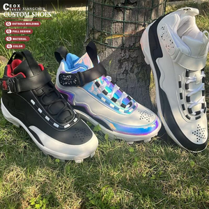 Zapatos de Béisbol Profesionales Personalizados con Suela Metálica Resistente, <span class=keywords><strong>Tacos</strong></span> <span class=keywords><strong>Deportivos</strong></span> <span class=keywords><strong>para</strong></span> <span class=keywords><strong>Hombre</strong></span>, <span class=keywords><strong>Tacos</strong></span> de Béisbol Personalizables - Product Image 1