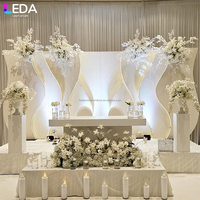 LEDA Offre Spéciale Support d'arche en acrylique blanc pour toile de fond de mariage, scène et décoration événementielle