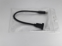 Cable USB2.0 Tipo-C Hembra a Macho de 0.15m, PVC + Conductor de Cobre Puro Trenzado, para Teléfonos Móviles, Cámaras, Computadoras, Carga y Transferencia de Datos