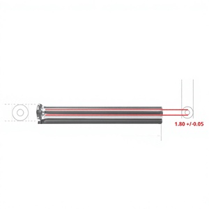 แก้วคาปิลลารี G008-08-83-D ขนาด 6.85x1.80 มม. แก้วคาปิลลารีสำหรับการผลิตเส้นยางยืดหยุ่น ทนกรด ดูรัน - Product Image 1