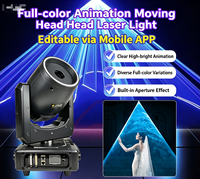 Nouvelles lumières laser d'animation à tête mobile, faisceaux RGBW, projecteur lumineux DMX512, activé par la voix, IP33, DJ Club KTV Show