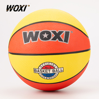 Ballon de basket en caoutchouc souple de taille personnalisée 3 4 5, ballon de basket en caoutchouc souple de sécurité