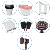 Appareil de soin corporel portable 5 en 1 : ceinture de drainage lymphatique à compresse chaude, marteau de massage bio-électrique, brosse bio, plaque de raclage