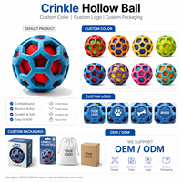 2026 Jouet pour chien Hollow Roller, balle creuse pour chien avec son froissé et poignée facile pour soulager l'ennui et le jeu interactif en intérieur