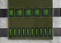 Película de Visualización de Campo Magnético sin Rastro de 75x100 mm