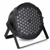 Projecteur LED PAR en plastique 80*1W RGB 3-en-1 avec contrôle DMX512 IP20, effet de dégradé et de saut de couleur, effet de scintillement pour événements et mariages