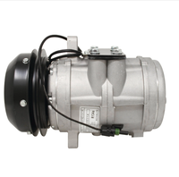 Compresseur de climatisation RE12513 6E171 12V avec embrayage à 1 rainure pour tracteur agricole et moissonneuse-batteuse