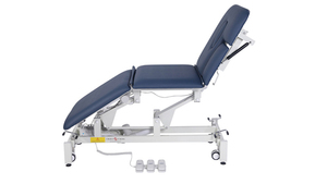 Mesa de Tracción Ajustable de Acero y Hierro y <span class=keywords><strong>Cama</strong></span> Hospitalaria Manual para Clínicas de Quiropráctica, Fisioterapia y Cuidado en el Hogar - Product Image 3