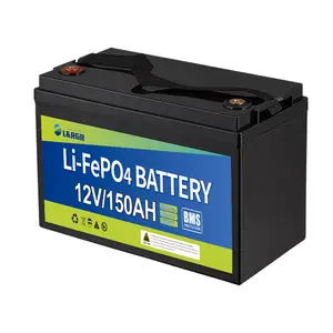 Grande capacità 12V 200Ah batteria ricaricabile batteria al litio ciclo di accumulo di energia a ciclo profondo per uso domestico e in ufficio