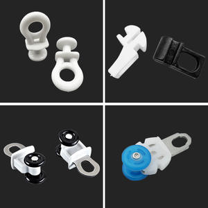 Polea silenciosa de Metal de diseño moderno y cuentas de gancho para cortina Universal Nano accesorios de rueda para cortinas y pistas - Product Image 2