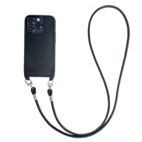 Couverture arrière de téléphone portable antichoc personnalisée en Tpu + Pc, avec corde transversale, anti-rayures, pour iPhone 16 pro max