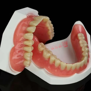 Dentiere in acrilico completo preciso dentiere acrilico parziale invisibile ISO CE approvato per il recupero orale - Product Image 6