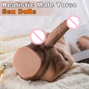 Venta al por mayor realista masculino medio cuerpo juguete sexual 4,7 kg gran trasero artificial con consolador para mujeres adultos masturbación - Product Image 3