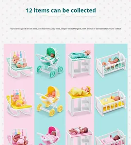 Mini Muñeca <span class=keywords><strong>de</strong></span> <span class=keywords><strong>Silicona</strong></span> en Bola Sorpresa, Cinco Cajas Misteriosas con Juguetes Sorpresa para Niños - Product Image 5