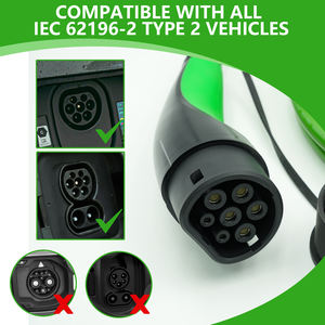 制造商电动汽车充电电缆类型2 7kw电动汽车充电器32a快速类型2 5m交流电动汽车充电器电缆 - Product Image 2