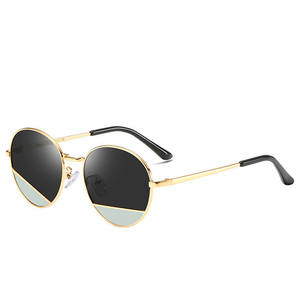 Lunettes de soleil rondes de marque 2019 pour garçon et fille, monture en métal, lunettes de soleil pour enfants, UV400, polarisées - Product Image 6