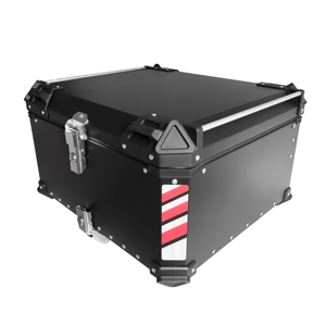 OHHO 100L Large Capacity Carrier Aluminium Delivery Case Motorcycle Top Boxes Tail Box