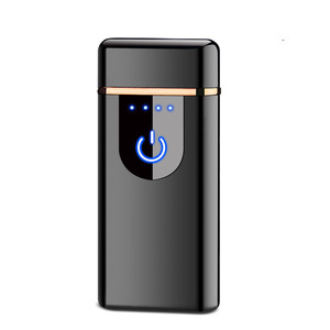 Electric <strong>Lighter</strong> Finger Switch LED Light Windproof Cigarette Electric <strong>Lighter</strong> 709 USB Rechargeable <strong>Lighter</strong> for Cigarette - Product Image 3