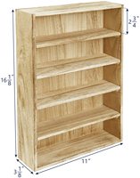 Vente en gros de présentoir mural en bois, étagères carrées flottantes, boîte murale d'ombre rustique, organisateur de rangement décoratif pour mur