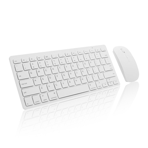 Nouveau clavier sans fil en métal pleine taille en gros, double mode (BT+2.4G), pour <span class=keywords><strong>PC</strong></span>/ordinateur portable/ordinateur, design fin, garantie de 12 mois, gris et blanc - Product Image 3