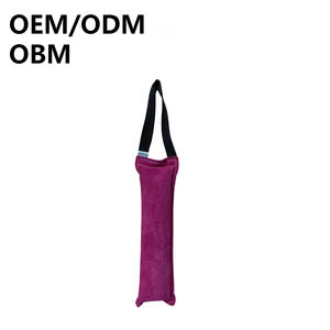 Giocattolo da Tiro per Cani in Pelle di Vacchetta Ecologica con Cuciture Rinforzate, Lunga Durata, Delicato sui Denti degli Animali - Product Image 1