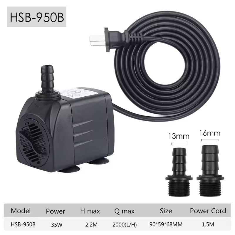 HSB-950B (2000L/H,35W,Lift of 2.2m)