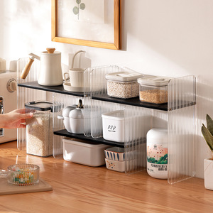 <b>Kitchen</b> countertop storage <b>rack</b>, multi-functional spice <b>rack</b>, simple storage <b>rack</b>, home dining sideboard storage <b>rack</b> - Product Image 2