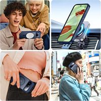 Coque de téléphone compatible avec Google Pixel 10 Pro, coque rigide anti-chute magnétique à couverture intégrale avec effet mat pour Google PIXEL 9A