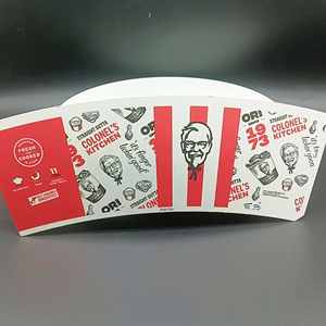 Free Sample Food Grade PE Coated <b>Paper</b> Cup Flexography Printed Fan Packaging for Industrial Use for Snacks - Product Image 4