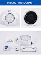 El mejor precio, conexión WiFi de calidad superior, controles de teléfonos móviles, luces LED subacuáticas RGB IP68 para piscinas