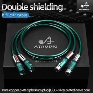 ATAUDIO HIFI xlr Kabel Neues Typ OCC versilbertes Nerven draht Geräuscharme Buchse 3-poliges Hifi Xlr Mikrofon kabel - Product Image 4