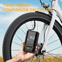 Gonfleur de pneus multifonctionnel mini avec batterie externe, utilisation de lumières d'urgence, compresseur d'air pour voiture