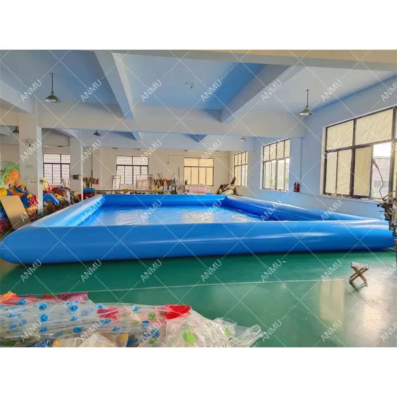 Customized size children water walking ball square swimming inflatable water pool