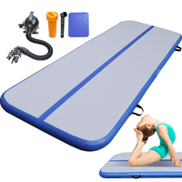 Tapis de gymnastique Airtrack personnalisé 3m/4m/6m/8m/10m, sol à Air, ensemble de faisceaux d'équilibre, piste d'air pour la pratique en plein Air
