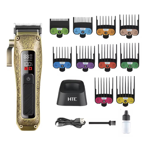 Tagliacapelli Professionale HTC AT-739 2500mAh, Regolabarba per Uomo, Clipper da Barbiere, Macchina per Taglio <span class=keywords><strong>Capelli</strong></span> - Product Image 1