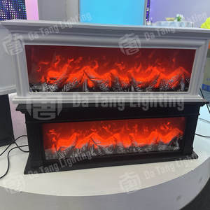 Lumière de cheminée décorative LED électrique pour la décoration intérieure sur le thème des fêtes et de l'hiver avec une lueur douce et chaude - Product Image 4