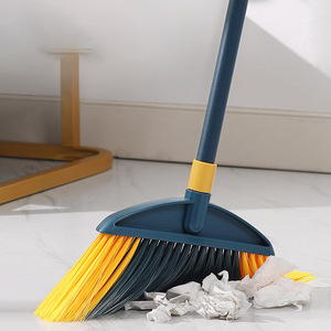 Atacado Espessado Sweep Vara De Aço Vassoura Ferramentas De Limpeza Doméstica Vassoura E <span class=keywords><strong>Dustpan</strong></span> Set - Product Image 2