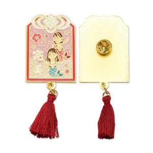 Tùy chỉnh hai tông màu mạ vàng bạc 3D men kim loại an ninh Pin huy hiệu - Product Image 6