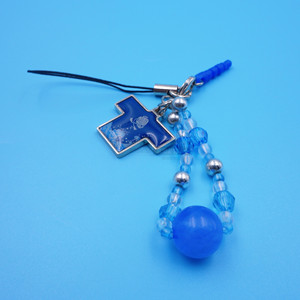 Breloque de téléphone portable en métal avec pendentif casque et perles imitation perle pour la décoration de téléphone - Product Image 4