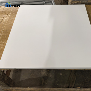 Faux dalle de plafond en métal perforé résistant à l'eau, en aluminium, à lamelles, 60x60, panneau acoustique de plafond, 0,8 mm - Product Image 6