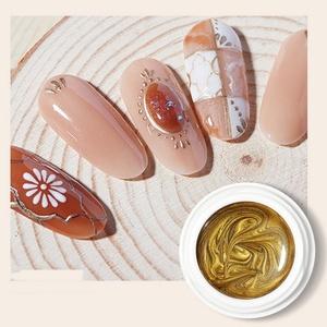 KLANA - Esmalte de Gel de Color Degradado Sólido de 6 Colores, Sin Flujo, para Decoración de Uñas Francesas - Product Image 3