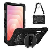 Étui robuste pour tablette, protection antichoc 3-en-1, usage industriel B2B, pour Samsung Galaxy Tab S9/S9 FE/S10 FE 11 pouces B2B