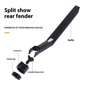 Garde-boue de vélo à dégagement rapide VTT garde-boue arrière pare-pluie avec <span class=keywords><strong>bandes</strong></span> réfléchissantes accessoires d'équitation en plein air pièce de vélo - Product Image 3