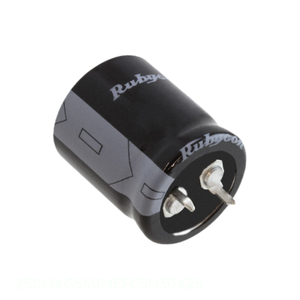 ตัวเก็บประจุแบบ Through Hole CAP ALUM 560UF 20% 250V SNAP TH 560 uF 250MXG560MEFCSN30X25 - Product Image 1
