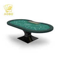 Table de poker Texas Hold'em professionnelle sur mesure, table de poker de luxe pour usage commercial