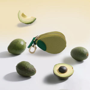 Mini Portefeuille en Cuir PU Fruits Fraise Citron Pomme Porte-Monnaie Ouvert Mignon Porte-Monnaie Multifonctionnel Suspendu - Product Image 2