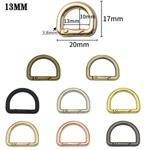 Estilo clássico <span class=keywords><strong>Metal</strong></span> <span class=keywords><strong>Alloy</strong></span> D Shape Spring Ring Strong <span class=keywords><strong>Brass</strong></span> Toggle Latch Bag Acessório em várias cores com recurso leve - Product Image 6