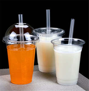 Bicchieri in PLA Trasparente Biodegradabili e Compostabili Ecologici <span class=keywords><strong>da</strong></span> 12oz, 16oz, 20oz, Tazza e Piattino Personalizzati - Product Image 2