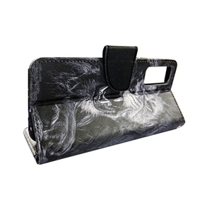 Fundas para Teléfono Móvil con Tapa Abatible, Doble Pliegue, Color Blanco y Negro, Diseño de León, PU+TPU, Resistentes a Impactos, con Protección UV, con Ranuras para Tarjetas, Precio de Fábrica - Product Image 6